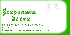 zsuzsanna mitru business card